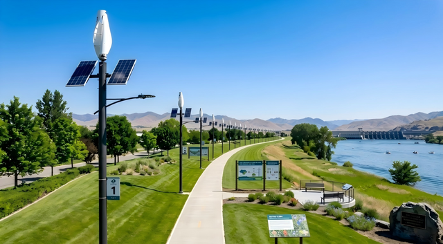Solar And Wind Hybrid Power Street Light -Helix