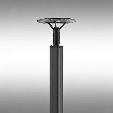 ARTEMIS Vertical Solar Garden Light | High Lumen Solar Post Top Lighting (30W-60W)