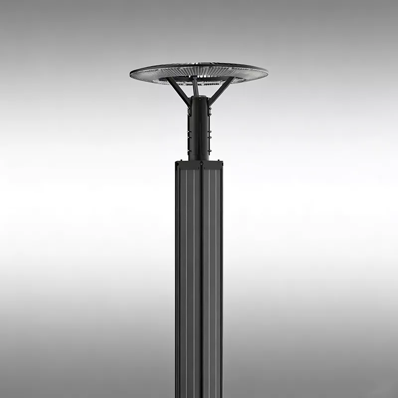 ARTEMIS Vertical Solar Garden Light | High Lumen Solar Post Top Lighting (30W-60W)