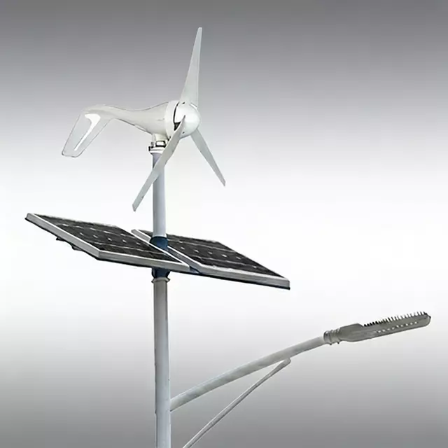 Wind Solar Hybrid LED gatubelysning