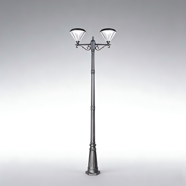 ZC-GGD4505 Classic Multi-Head Solar Post Light | European Style | E-ABLE POWER