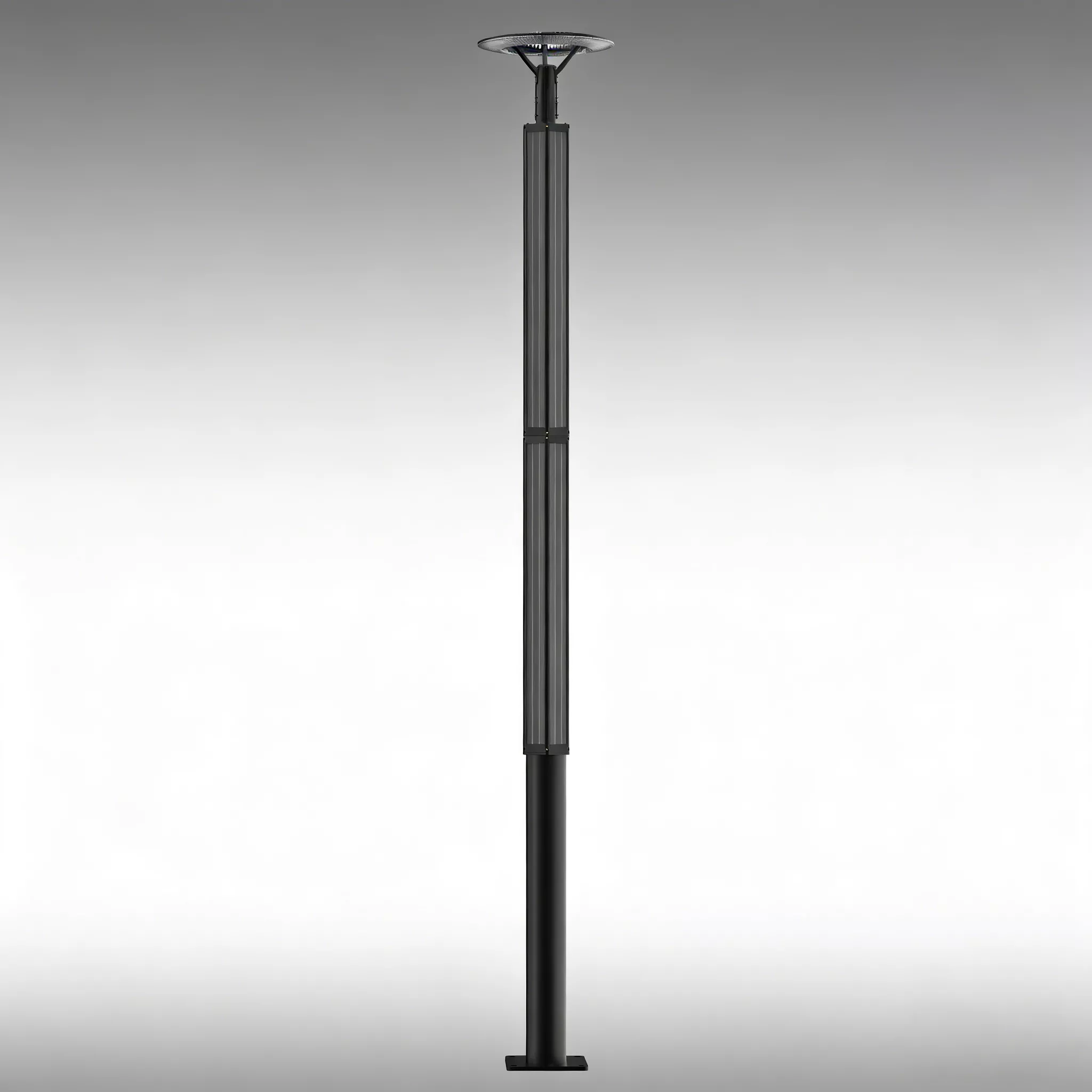 ARTEMIS Vertical Solar Garden Light | High Lumen Solar Post Top Lighting (30W-60W)