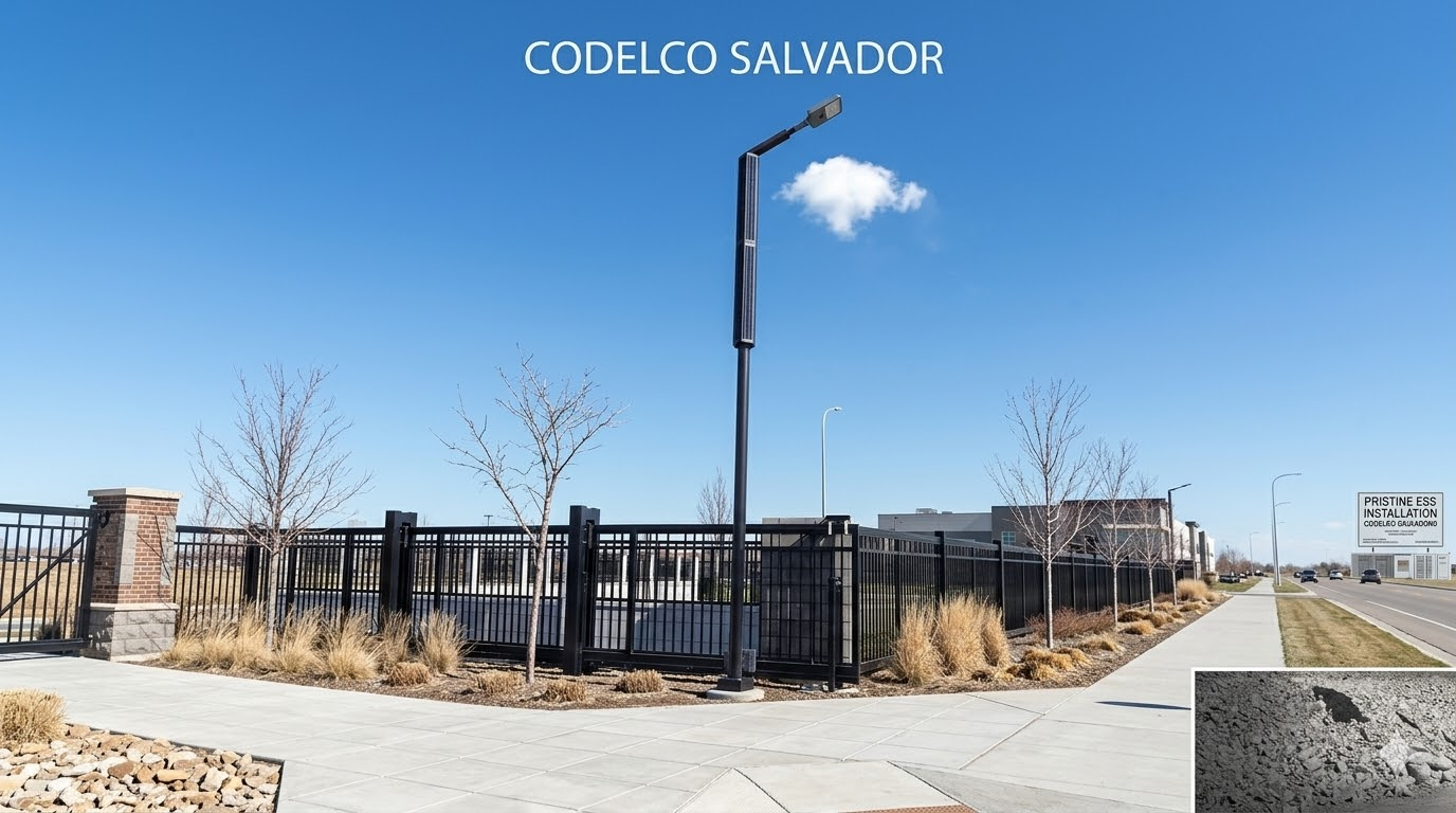 Vertical Pole Street Light 