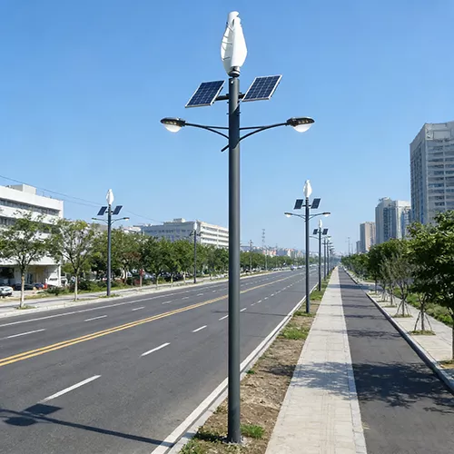 Solar And Wind Hybrid Power Street Light -Helix