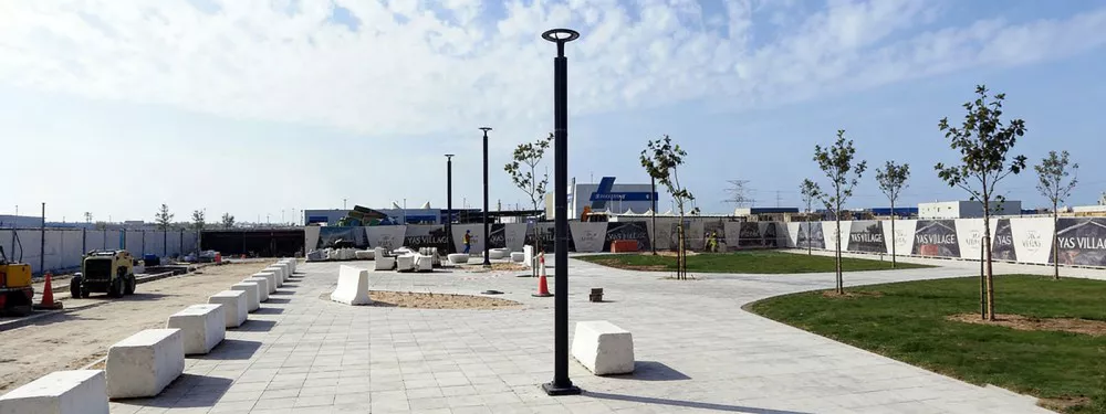 Flexible modular design of solar wrap on steel pole