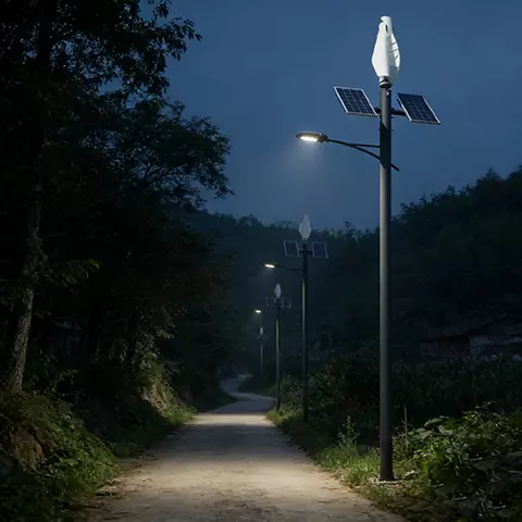 Vertical Wind Solar Hybrid LED Street Light - China Manufacturer | E-Able Power