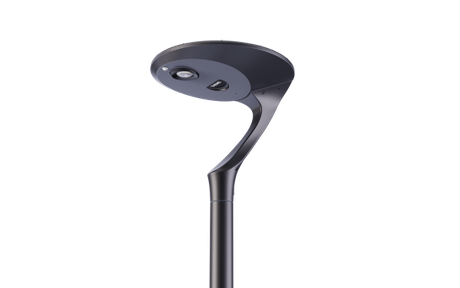 THEMIS Dark Sky Friendly Solar Post 탑 라이트 | 2800lm 고효율 보행자 조명