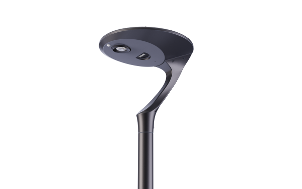 THEMIS Dark Sky Friendly Solar Post Top Light | 2800lm High-Efficacy Pedestrian Lighting