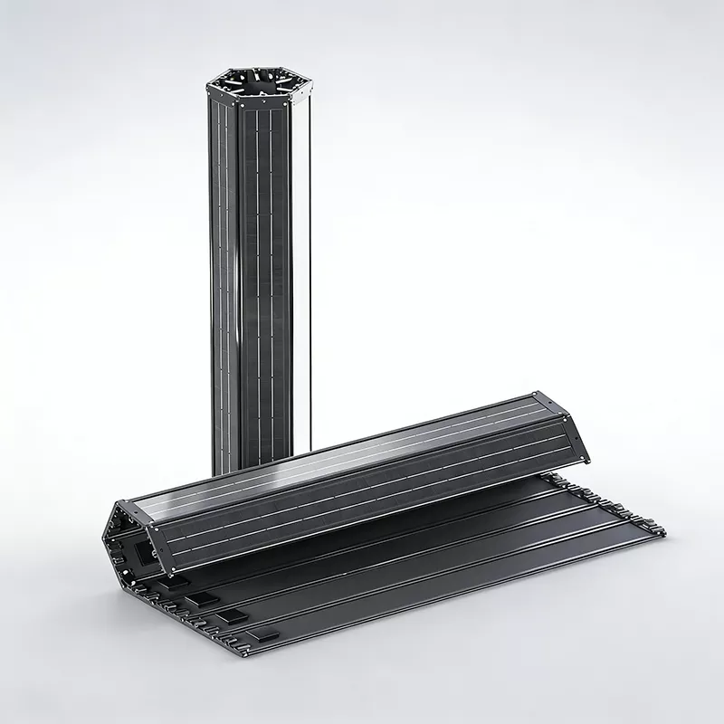 Vertical Solar Panels | 360&deg; Cylindrical, Hexagonal & Square Solar Modules