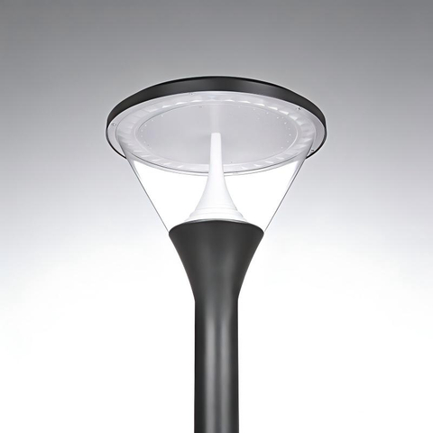 Premium Architectural Solar Post Top Light | Commercial Landscape Lighting | E-ABLE POWER