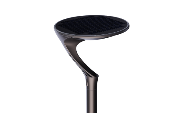 THEMIS Dark Sky Friendly Solar Post Top Light | 2800lm High-Efficacy Pedestrian Lighting
