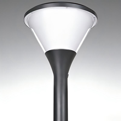 Premium Architectural Solar Post Top Light | Commercial Landscape Lighting | E-ABLE POWER