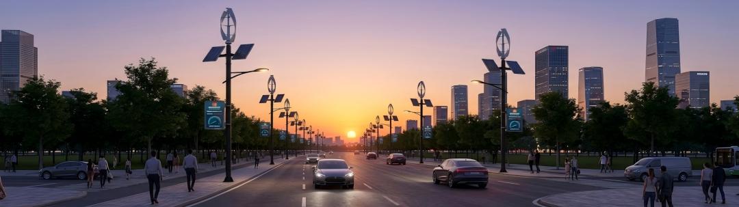 Wind & Solar Hybrid Street Lamp