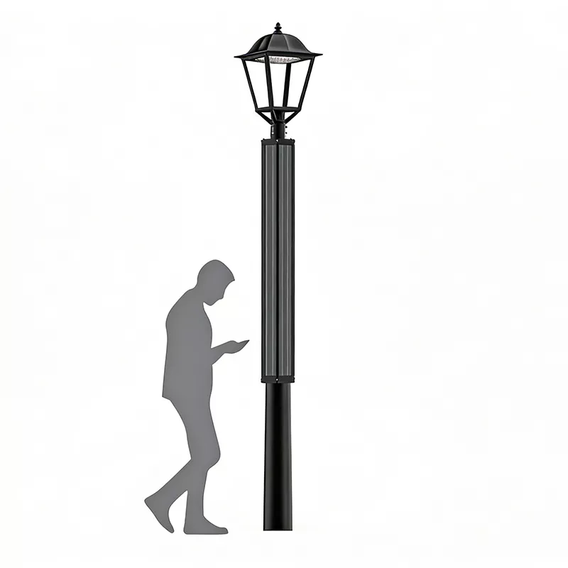 ZEUS 30W Vertical Solar Garden Light 