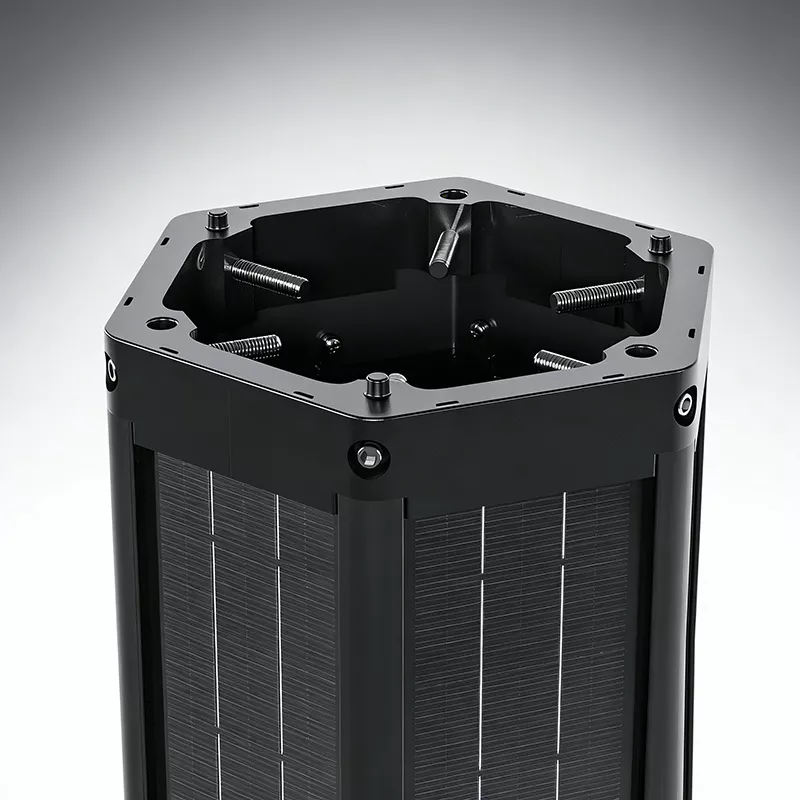 SolarWrap™ | Vertical Cylindrical Solar Panels for Pole Installation