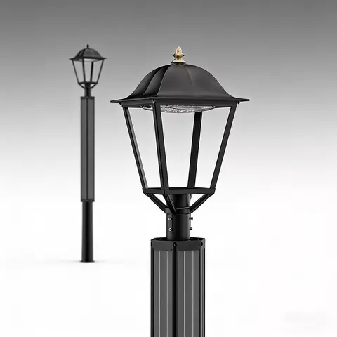 ZEUS 30W Vertical Solar Garden Light 