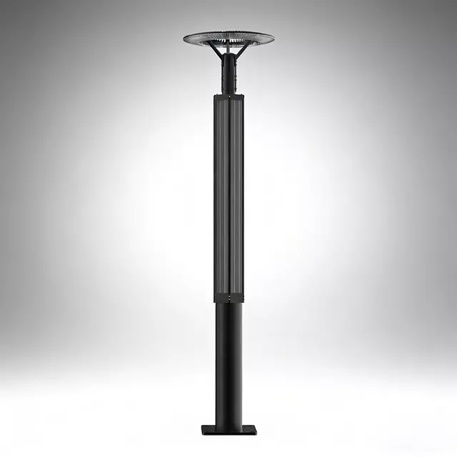 ARTEMIS Vertical Solar Garden Light | High Lumen Solar Post Top Lighting (30W-60W)