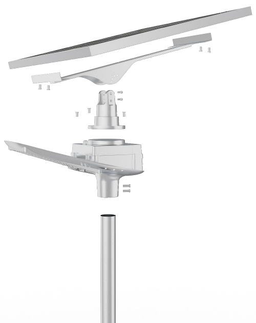Sailing Solar Light Dimensions